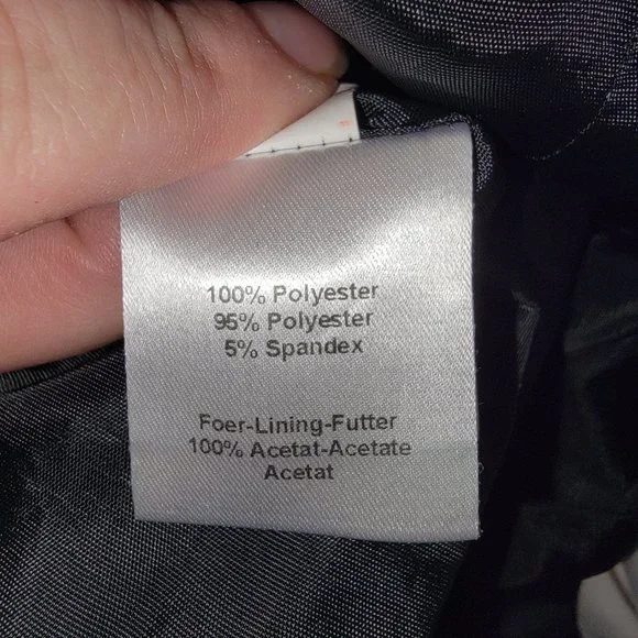 Kello Scandinavia Pencil Skirt - Black - One zipper on either hip - DK42/US Med - Picture 5 of 5